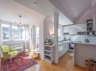 Design trifft Dachgeschoß | 72 m² | Terrasse | Stil, Licht & Luft, 555000 €, Immobilien-Wohnungen in 1040 Wieden