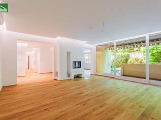 Exklusive Gartenwohnung in absoluter Ruhelage im 18. Bezirk – 5 Zimmer | Terrasse, Garten, Pool & Sauna, 4342.59 €, Immobilien-Wohnungen in 1180 Währing