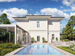 Mitten im Grünen & im Villenviertel: exklusive Gartenwohnung mit ca. 930 m² Außenfläche, beheiztem Wintergarten, Pool, Luftwärmepumpe u.v.m.!, 1100000 €, Immobilien-Wohnungen in 3002 Purkersdorf