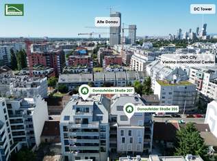 Sofort vermietbar, auch die Küche ist bereits inkludiert - Erstbezugs-Anlegerwohnung (Nettopreis) in Toplage auf Eigengrund unweit der U1, 426900 €, Immobilien-Wohnungen in 1220 Donaustadt