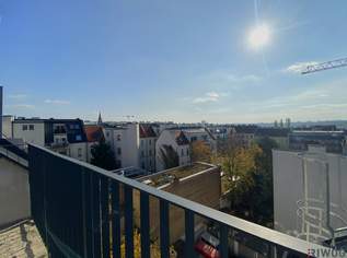 3-Zimmer Dachgeschoss-Maisonette Wohnung mit Balkon und südseitiger Innenhofterrasse | Schönbrunn-/Glorietteblick | Fernwärme | ERSTBEZUG, 724900 €, Immobilien-Wohnungen in 1150 Rudolfsheim-Fünfhaus