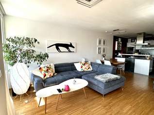Perfekte 4-Zimmer-Familien-Wohnung mit Loggia und freiem Blick, exzellenter Grundriss, niedrige Betriebskosten, Garagenplatz um zzgl. € 25.000,--, 425000 €, Immobilien-Wohnungen in 1220 Donaustadt