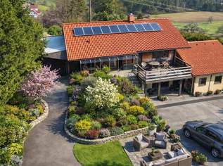 Entzückendes Haus mit Naturbadeteich, Sauna, Jacuzzi in ruhiger idylischer Lage am Güssinger Hügelland mit Traumaussicht, 195000 €, Immobilien-Häuser in 7540 Kleinmürbisch