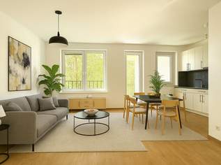 Erstbezug nach Sanierung: 3 Zimmer Wohnung mit Balkon und Garage, 1290 €, Immobilien-Wohnungen in 1190 Döbling