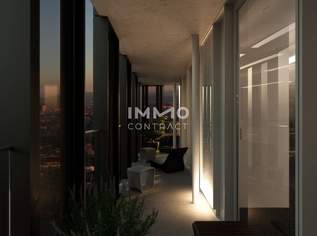 DC2 Tower: SKY RESIDENCES - 33. Etage, 1100 €, Immobilien-Wohnungen in 1220 Donaustadt