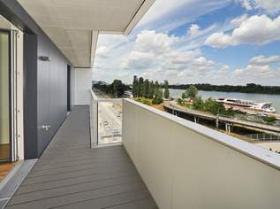 AB SOFORT: MARINA TOWER - Wohnen mit Mehrwert: 2 Zimmer, Loggia, Balkon & viel Komfort!, 1199 €, Immobilien-Wohnungen in 1020 Leopoldstadt