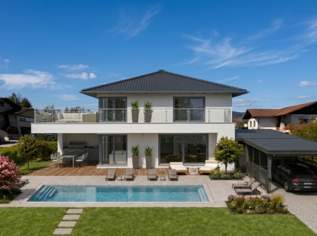 Modernes Musterhaus in Bürmoos – Schlüsselfertig auf sonnigem Grundstück, 795000 €, Immobilien-Häuser in 5111 Bürmoos