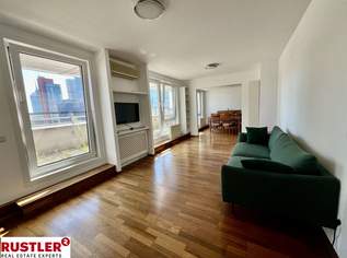 Möblierte Terrassenwohnung im 9. Stock des Mischek Towers - zu vermieten, 1140 €, Immobilien-Wohnungen in 1220 Donaustadt