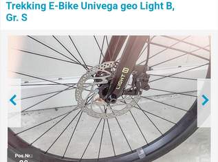 (ANGEBOT) BOSCH Trekking E-Bike Univega geo Light B - WIE NEU!