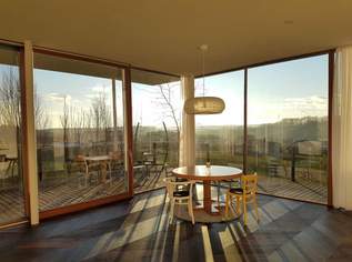 Architektentraum in West-Hanglage mit Blick auf den Thermenort, den Waldrand im Rücken, 972000 €, Immobilien-Häuser in 7431 Bad Tatzmannsdorf
