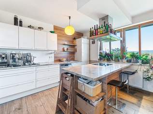 DG-Maisonette mit spektakulärem Fernblick über Schloss Schönbrunn & Gloriette, 890000 €, Immobilien-Wohnungen in 1150 Rudolfsheim-Fünfhaus