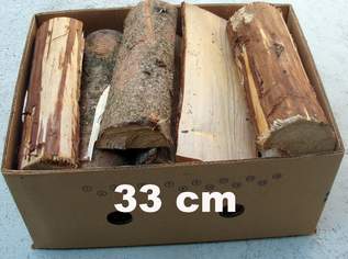 Brennholz trocken in Banenschachteln, fast staubfrei, Kaminholz, Ofenholz, 11 €, Haus, Bau, Garten-Hausbau & Werkzeug in 4924 Waldzell