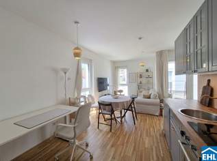 Vollmöblierte & charmante 2-Zimmer-Wohnung mit Loggia im Wildgarten - Wohnen direkt am Rosenhügel, 1100 €, Immobilien-Wohnungen in 1120 Meidling Vollmöblierte & charmante 2-Zimmer-Wohnung mit Loggia im Wildgarten - Wohnen direkt am Rosenhügel, 1100 €, Immobilien-Wohnungen in 1120 Meidling