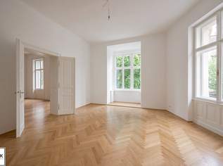 Erstbezug: helle 4-Zimmer-Altbau-Wohnung im 1. OG (ohne Lift), 3630 €, Immobilien-Wohnungen in 1020 Leopoldstadt