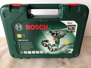 Bosch Akku-Bohrschrauber PSR 18 LI-2, 99 €, Haus, Bau, Garten-Hausbau & Werkzeug in 7434 Gemeinde Bernstein