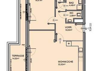 großzügige 2-Zimmerwohnung Erstbezug, 486800 €, Immobilien-Wohnungen in 1130 Hietzing