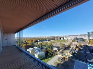 GRÜNBLICK im "Viertel Zwei" ! Exklusive 4-Zimmerwohnung mit 20 m² Loggia, 3637.65 €, Immobilien-Wohnungen in 1020 Leopoldstadt