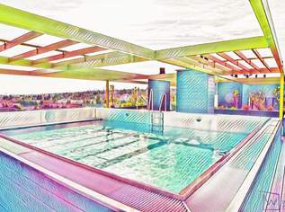 Pack die Badehose ein: Moderne 2-Zimmer-Wohnung mit Balkon & Pool am Dach, 295500 €, Immobilien-Wohnungen in 1110 Simmering