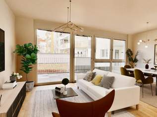 Erstbezug! Sehr schön aufgeteilte 3-Zimmer Wohnung mit 24 m2 Terrasse (Nähe Floridsdorfer Bahnhof), 419000 €, Immobilien-Wohnungen in 1210 Floridsdorf