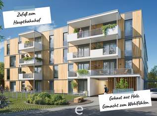 HYGGE Wohnen Top B2.4 - Trendiges 3 Zimmer-Apartment 77,11m² mit Balkon im 2.OG, 370500 €, Immobilien-Wohnungen in 4600 Wels