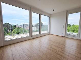 GRÜNBLICK, RUHELAGE, sonniges 46 m2 Dachgeschoß mit 20 m2 Terrasse, 2 Zimmer, Komplettküche, Wannenbad, Lavendelweg, 990 €, Immobilien-Wohnungen in 1220 Donaustadt