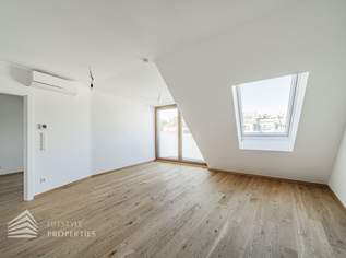 Erstbezug! Helle 3-Zimmer DG-Wohnung mit Balkon, Nähe Hyblerpark, 462000 €, Immobilien-Wohnungen in 1110 Simmering
