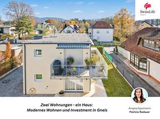 Zwei Wohnungen - ein Haus: Modernes Wohnen und Investment in Gneis, 1150000 €, Immobilien-Häuser in 5020 Salzburg