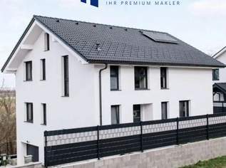 Hoch modernes Einfamilienhaus mit Garten, Garage & Solar in Mannersdorf am Leithagebirge zum Top Preis von € 650.000,00, 650000 €, Immobilien-Häuser in 2452 Gemeinde Mannersdorf am Leithagebirge