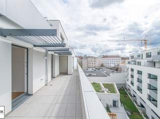 VIDEOTOUR: 3 Zimmer Wohnung mit 20m² Dachterrasse - beziehbar ab Juli! Neubau!, 1588.42 €, Immobilien-Wohnungen in 1120 Meidling