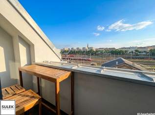 Ab SOFORT: Klimatisierte 3 Zimmer Maisonette mit Terrasse und Weitblick - nahe Mariahilfer Str./Westbahnhof, 1568.22 €, Immobilien-Wohnungen in 1150 Rudolfsheim-Fünfhaus