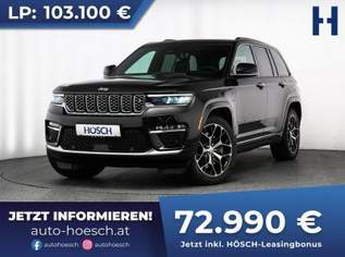 Grand Cherokee 4xe PHEV Summit Reserve HIGH-END VOLLAUSSTATTUNG, 76490 €, Auto & Fahrrad-Autos in 2512 Katastralgemeinde Tribuswinkel