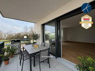 2-Zimmer Wohnung mit 9m² Balkon und Blick in´s Grüne (Top 7) - Neubauprojekt am Kremser Steindl, 389000 €, Immobilien-Wohnungen in 3500 Am Steindl