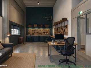 Ebenerdige Halle | modernes, repräsentatives Gelände | nutzbar als Werkstatt, Lager oder Büro | beheizt & mit Wasseranschluss, 14 €, Immobilien-Gewerbeobjekte in 2100 Korneuburg