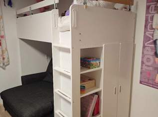 Kinder Hochbett Ikea 90x200, 99 €, Kindersachen-Kinderzimmer in 4055 Sammersdorf