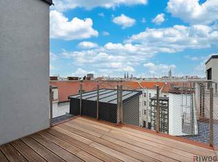 Exquisite 4-Zimmer Dachterrassenwohnung mit zwei Bädern nahe dem AUGARTEN | TOP14, 1090000 €, Immobilien-Wohnungen in 1200 Brigittenau