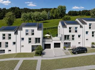 Exklusive Doppelhaushälfte mit Wienerwaldblick | Ziegelmassivbauweise | nachhaltiges Energiekonzept | Eigengarten, Keller & Garage, 784900 €, Immobilien-Häuser in 2384 Breitenfurt