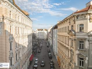 The Pearl: Urbanes Dachgeschoss-Living mit Terrasse beim Karmelitermarkt, 590000 €, Immobilien-Wohnungen in 1020 Leopoldstadt