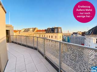 Wiener Stadtoase – ERSTBEZUG - nachhaltiges Energiekonzept – Mit Balkon, Loggia, Terrasse oder Garten, 1535 €, Immobilien-Wohnungen in 1150 Rudolfsheim-Fünfhaus