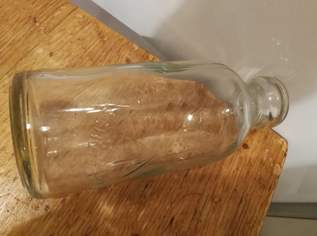 alte Milchflasche Glas