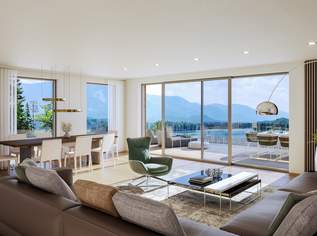 Leben am Faaker See - Exklusive Neubauwohnung mit beeindruckendem See- und Bergblick (Top 4), 1330000 €, Immobilien-Wohnungen in 9580 Egg am Faaker See
