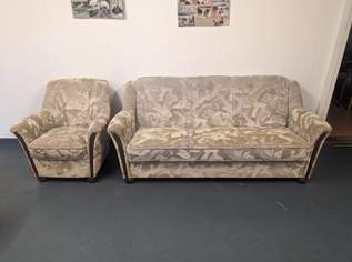 3er Sofa mit Sessel 