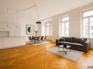 MITTEN IM SIEBTEN | Ost/West ausgerichteter Stil-Altbau mit Balkon | Grünblick | Prachtvolles Jahrhundertwendehaus, 890000 €, Immobilien-Wohnungen in 1070 Neubau