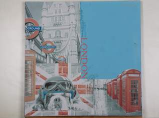 Dekoration / Wandbild LONDON, 50x50cm, 19 €, Haus, Bau, Garten-Geschirr & Deko in 1200 Brigittenau