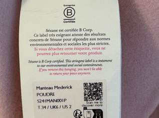 Ungetragener Damen-Wollmantel von Sézane – Modell Mederick, 196 €, Kleidung & Schmuck-Damenkleidung in 1060 Mariahilf Ungetragener Damen-Wollmantel von Sézane – Modell Mederick, 196 €, Kleidung & Schmuck-Damenkleidung in 1060 Mariahilf