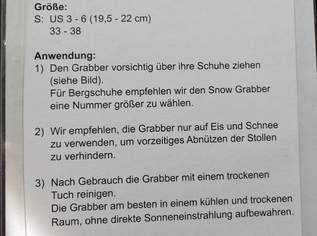 SNOW GRABBER GLEITSCHUTZ FÜR SCHUHE UNISEX
