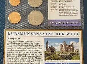 Kursmünzensatz MADAGASKAR, 15 €, Marktplatz-Antiquitäten, Sammlerobjekte & Kunst in 2320 Rannersdorf