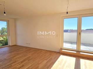 Stylische, großzügige 2-Zimmer-Dachgeschoss-Wohnung mit 23 m2 Südterrasse - Provisionsfrei!, 411000 €, Immobilien-Wohnungen in 2333 Gemeinde Leopoldsdorf