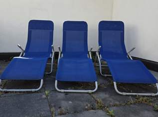 Gartenliege Blau Metall 3 Stk. Set klappbar, 60 €, Haus, Bau, Garten-Balkon & Garten in 3200 Gemeinde Ober-Grafendorf