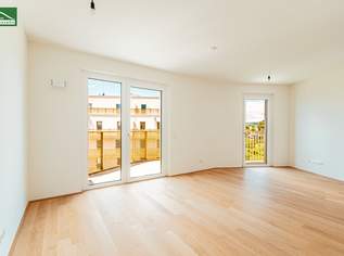 Breiten Sie sich aus - großzügige 2.Zimmer-Wohnung mit atemberaubender Grünblick-Terrasse - Provisionsfrei, 334500 €, Immobilien-Wohnungen in 1210 Floridsdorf