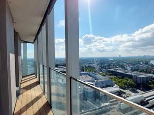 Urbanes Wohnen mit Rooftop Pool, Spa & Skylineblick – TOWER HOMES, 1715 €, Immobilien-Wohnungen in 1220 Donaustadt